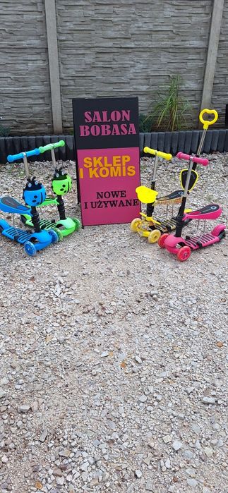 Nowa hulajnoga balansowa żółta,  SALON BOBASA Suchedniów