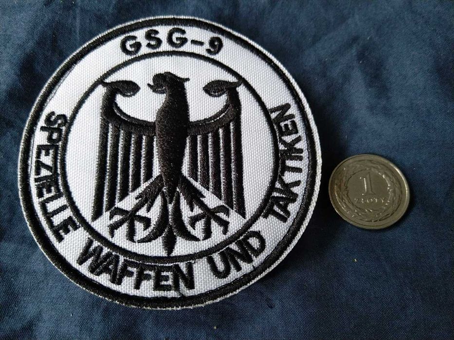 Naszywka jednostki antyterrorystycznej GSG-9 Niemcy rzep velcro
