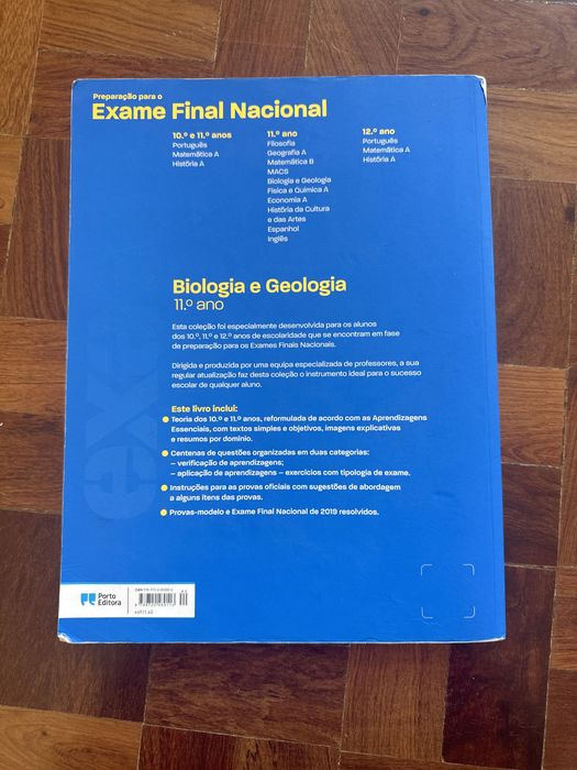 Livro de preparação para exame nacional BG Biologia e Geologia 11° ano