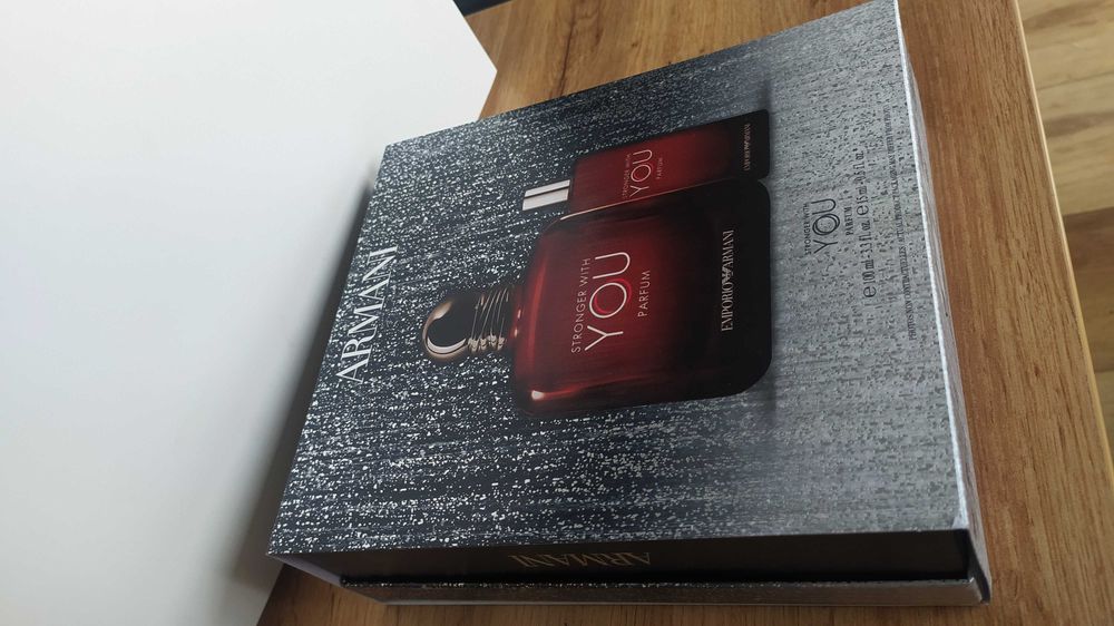 Zestaw Giorgio Armani Stronger with You Parfum 100ml+15ml nowy oryg.