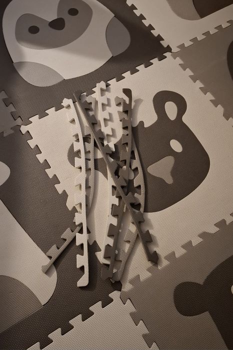 Duża mata piankowa, edukacyjna Ricokids zwierzątka