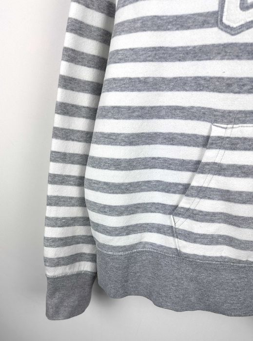 Bluza z kapturem GAP hoodie paski striped damska r. L