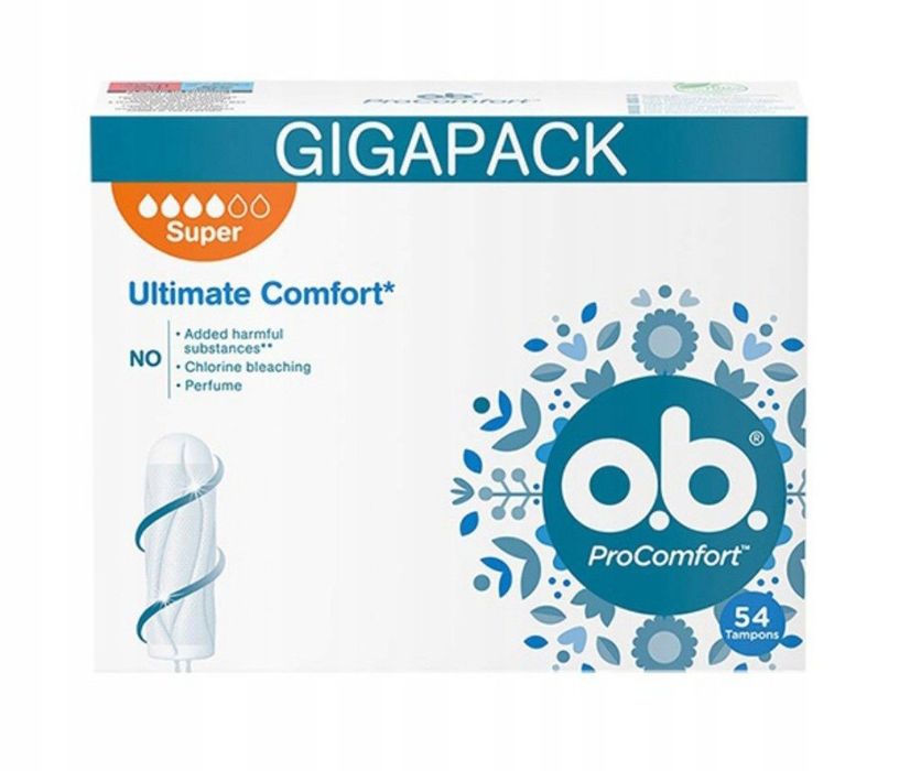 OB Pro Comfort Super Tampony 64 szt.  4 op