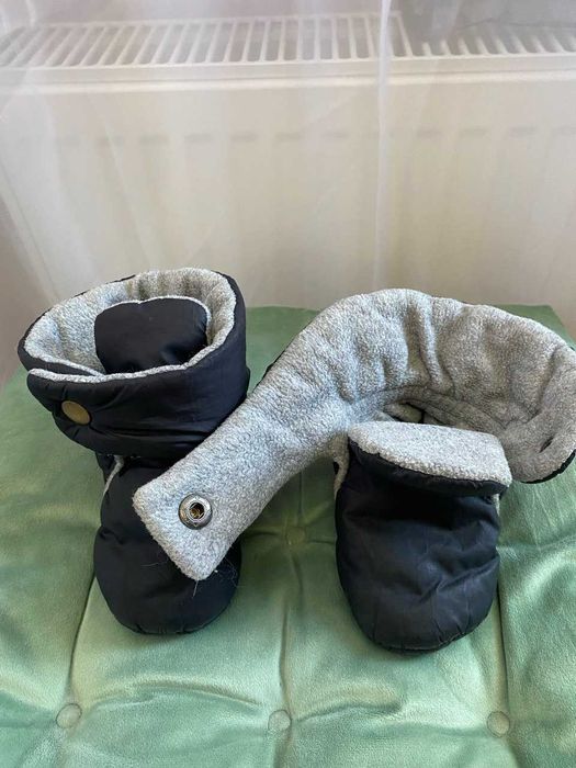 Дитячий комбінезон POLO by Ralph Lauren (пух) та чобітки - мокси