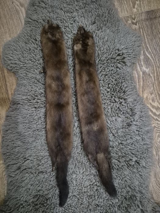 Натуральная норка чулок шкурка