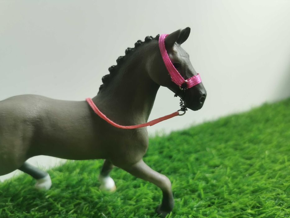 Ręcznie robiony: kantar, derka, owijki dla koni schleich/collecta.