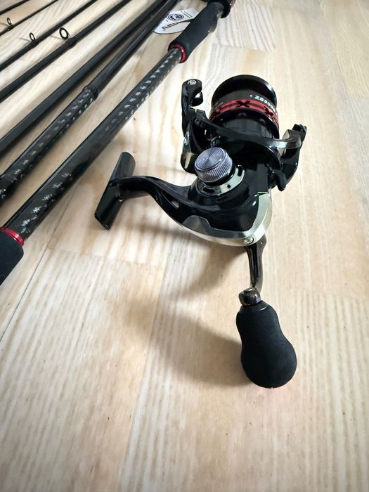 Zestaw Wędka karbonowa spinning 3m Fuji Biutifu + kołowrotek ZS3000