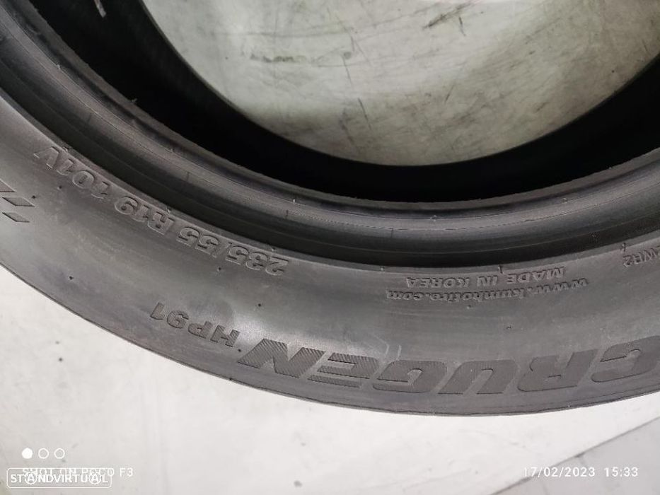 2 pneus semi novos 235-55r19 kumho - oferta dos portes
