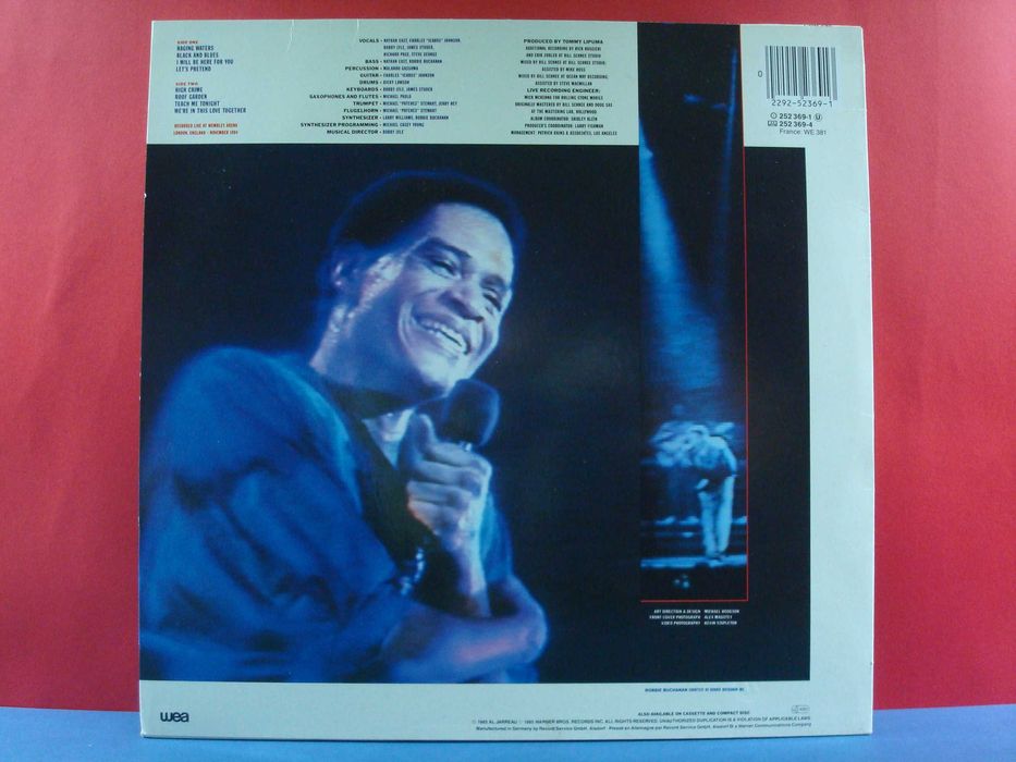 Al Jarreau ‎- In London / VG Plus / LP / EU / 1985