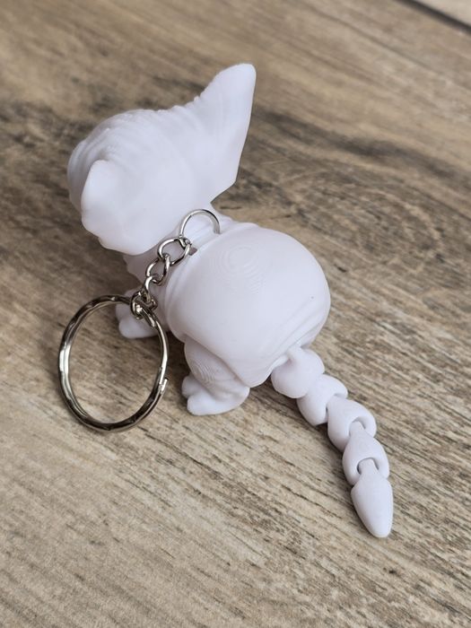 Breloczek Kota Sphynx 3d - Brelok Druk3d fidget Keychain mixGadzet