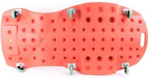 Estrado para mecânico em plástico almofadado