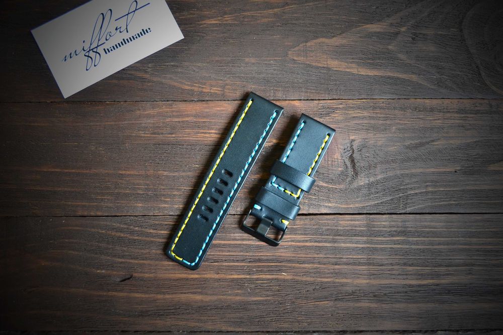 Кожаный ремешок для часов Garmin. Ручная работа. Днепр