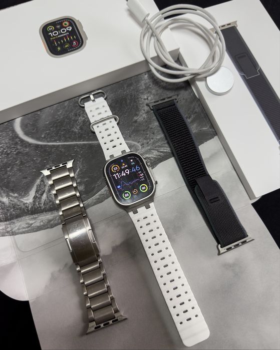 Apple Watch Ultra 2 49 mm Titânio | Garantia FNAC até 11/2027