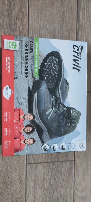 Buty trekkingowe skórzane damskie Crivit 40
