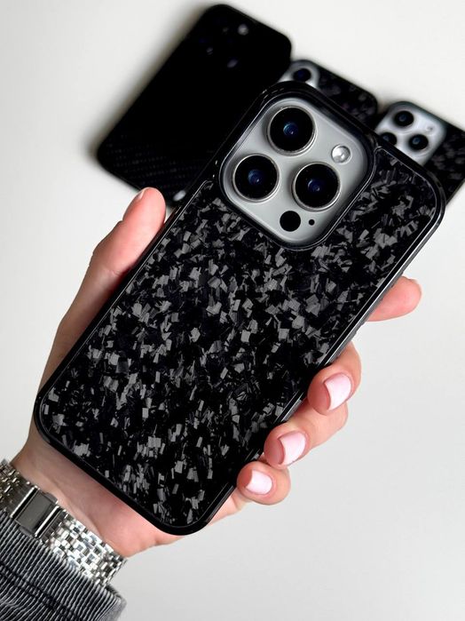 Чохол карбон карбоновий iPhone Pro Max чехол айфон про макс 14 15 16