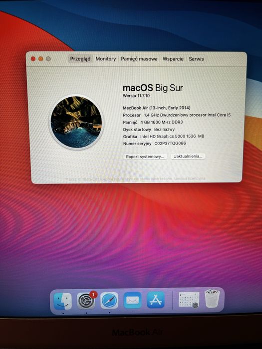 MacBook Air 13” (Early 2014) – sprawny