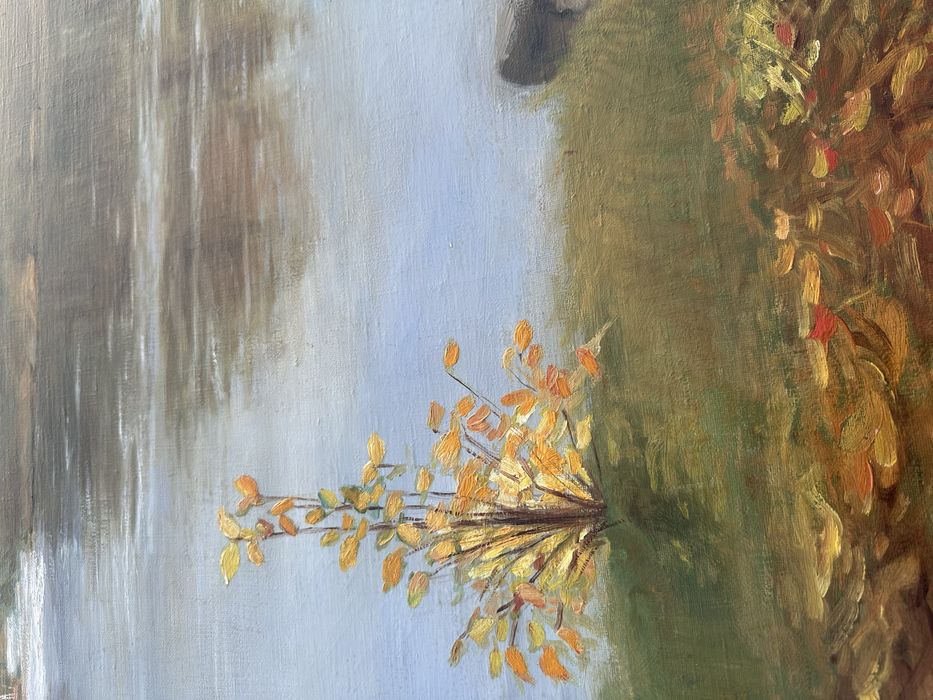 Duży obraz w pięknej ramie