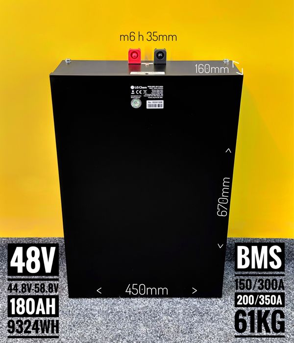 Акумулятор LG Chem 14S3P 180Ah 9.3kWh BMS для 48V інверторів