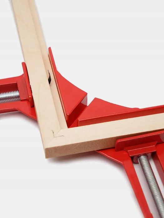 Ścisk STOLARSKI Kątowy 90° Zacisk Narożny Aluminiowy 75mm - 4 sztuki