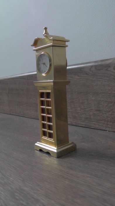 Zegar mosiężny  stojący