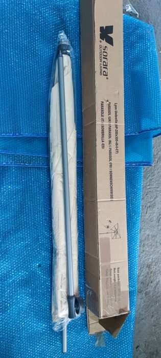 SONGMICS Parasol przeciwsłoneczny, prostokątny,