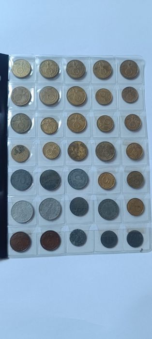 Monety  zestaw 35szt. Reichspfennig