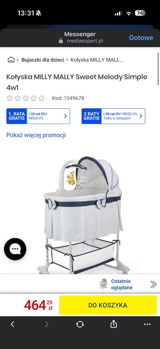 Kołyska Milly Mally