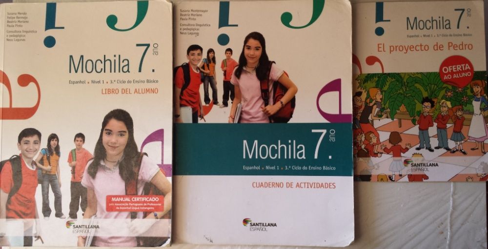 Mochila 9° ano Espanhol - Manual e caderno