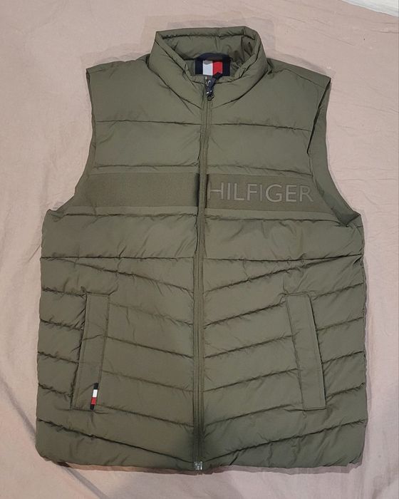 Męska zielona kamizelka