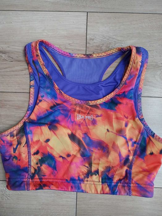 Top, stanik biustonosz sportowy 38