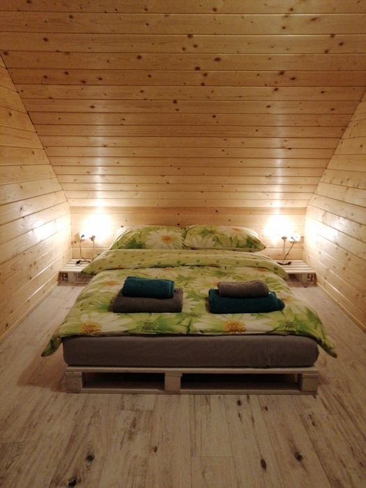 Duży Brzozowy Domek z jacuzzi na wyłączność, balia, Kaszuby, wakacje