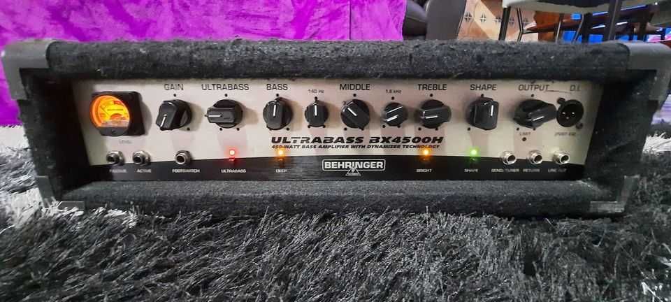 Behringer Ultrabass BX4500H - 450W Bass Amplifier Dynamizer Behringer Ultrabass BX4500H - 450W Bass Amplifier Dynamizer