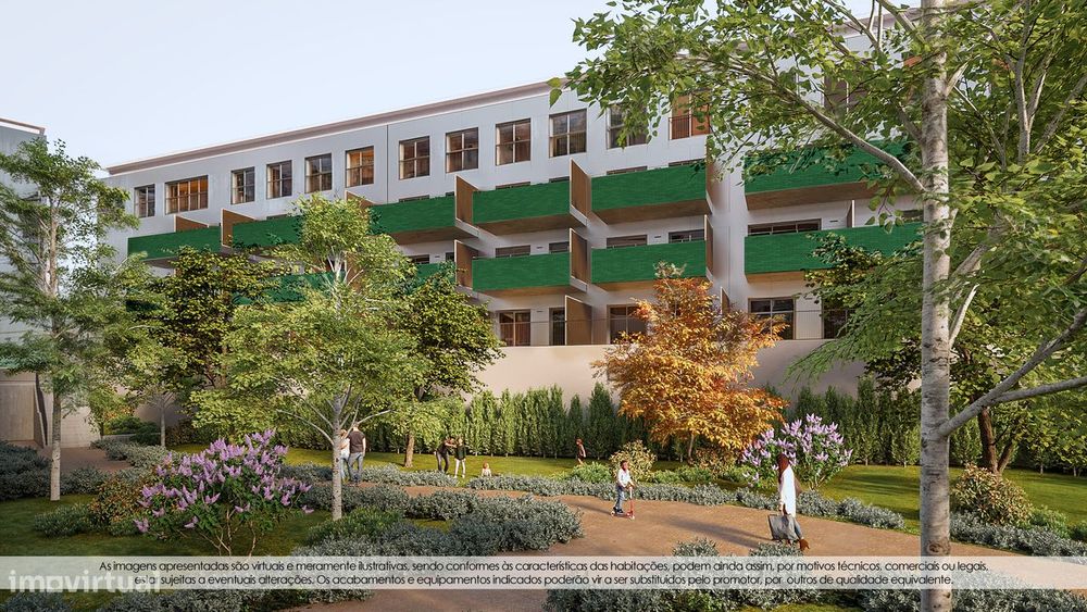 Apartamento T1 NOVO - Praça das Flores, Antas