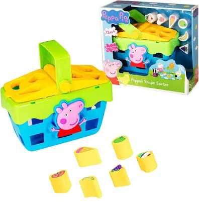 Nowy koszyk muzyczny Świnka Peppa, piknikowy koszyk, sorter