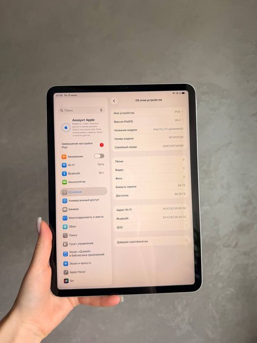 iPad Pro 64gb 2018