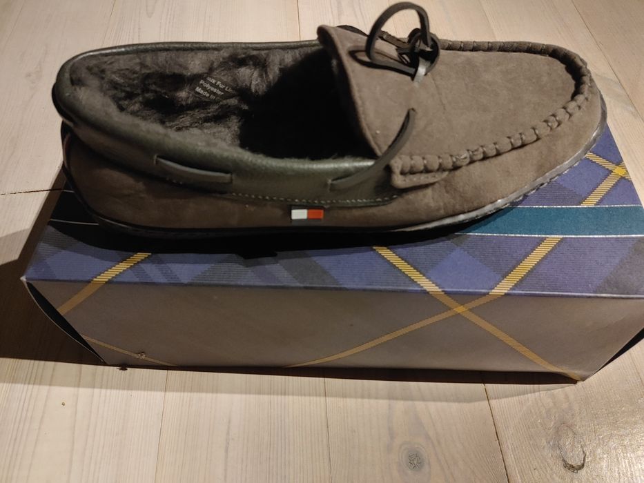 Tommy Hilfiger buty kapcie zimowe mokasyny bridge-m 9us