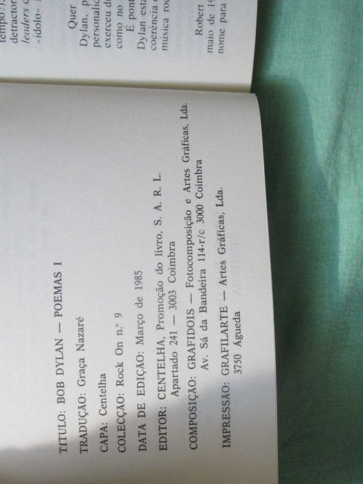 Bob Dylan - Poemas