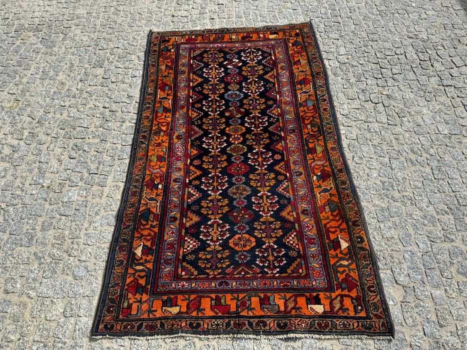 Vintage wełniany dywan perski r. tkany Iran Farahan 190x105 gal. 8 tyś