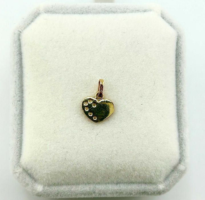 Złota zawieszka Serce Serduszko 0,46 g PR.585