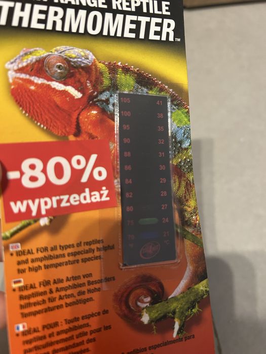 Termometr terrarystyczny