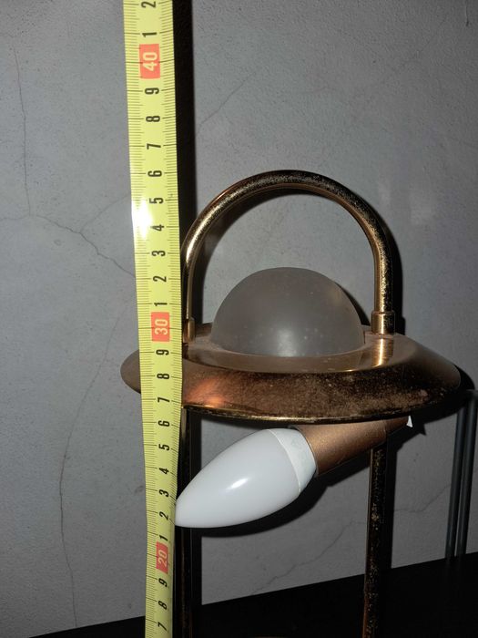 Conjunto de decoração candeeiro metal 16€