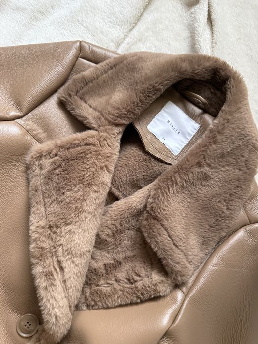 Mohito płaszcz kożuszek camel beż 34/36/38 nowy bez metki