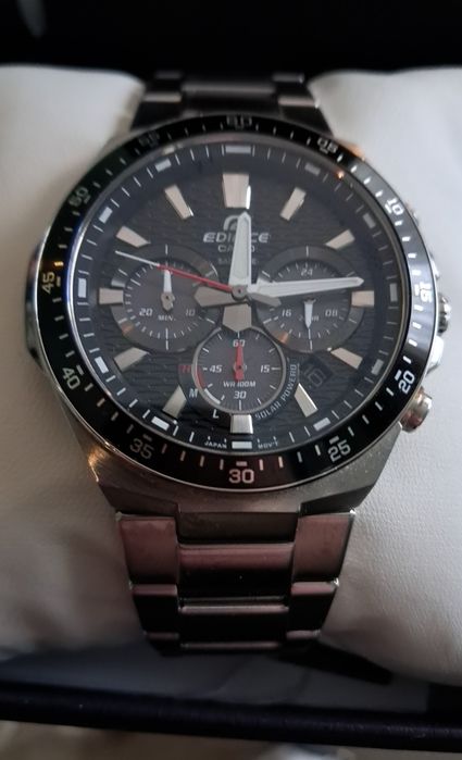 Casio edfice solarny saphire nowy komplet dokumentów gwarancja pudełko