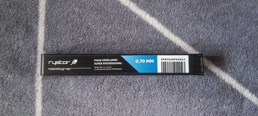 rapidografy rystor grubość 0.35 mm i 0.70 mm