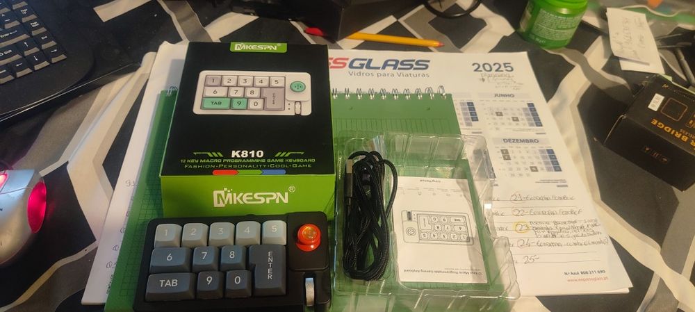 Teclado mecânico com fio