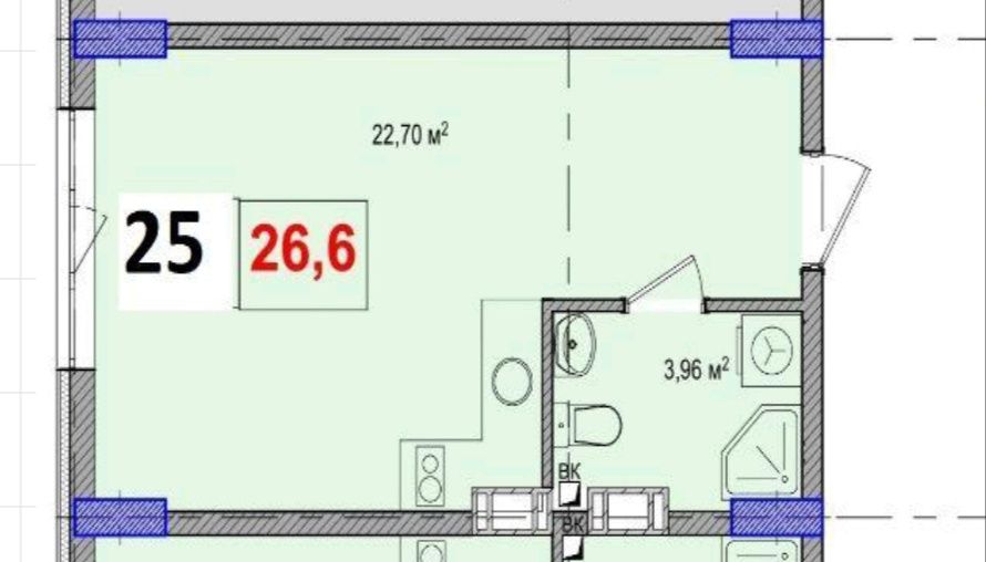 Мега- скидка!!!Квартира від забудовника,з розтермінуванням.