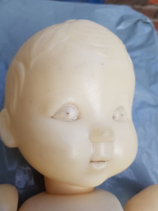 Кукла пупс СССР винтаж  , 40-50х годов , рост 44см.