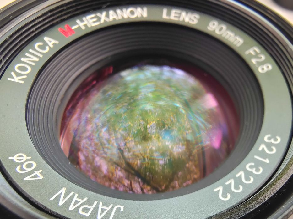 obiektyw Konica M-Hexanon 90mm F2,8 mocowanie Leica M