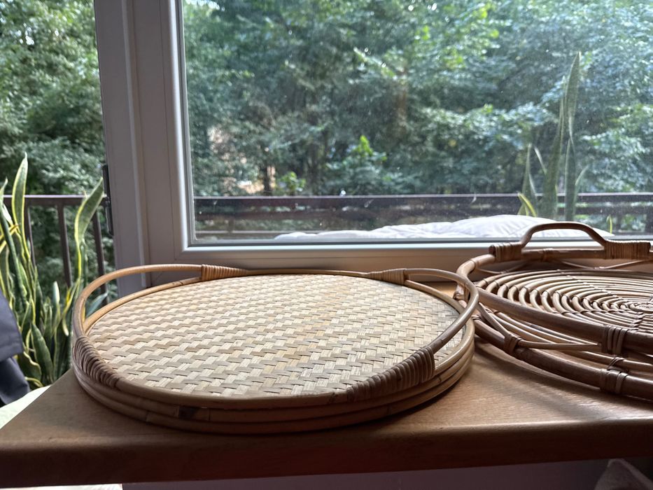 декор в стилі бохо прованс етно абажур ikea корзини h&m підноси миски