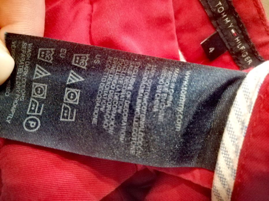 Tommy hilfiger spodnie proste